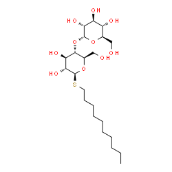 ChemSpider 2D Image | Decyl b-D-thiomaltopyranoside | C22H42O10S