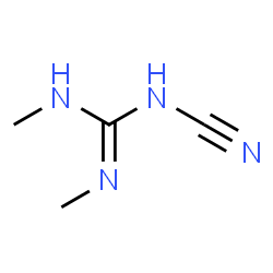 ChemSpider 2D Image | 1,3-dimethyl-2-cyanoguanidine | C4H8N4