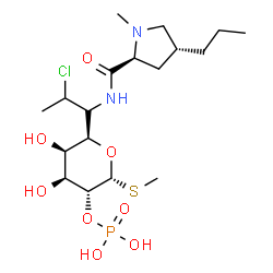 ChemSpider 2D Image | Clindamycin phosphate | C18H34ClN2O8PS