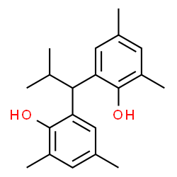 ChemSpider 2D Image | 2,2'-(2-Methyl-1,1-propanediyl)bis(4,6-dimethylphenol) | C20H26O2
