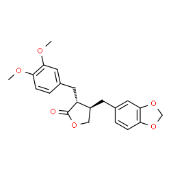 ChemSpider 2D Image | Bursehernin | C21H22O6