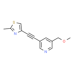 ChemSpider 2D Image | methoxymethyl-MTEP | C13H12N2OS