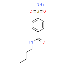 ChemSpider 2D Image | N-Butyl-4-sulfamoylbenzamide | C11H16N2O3S