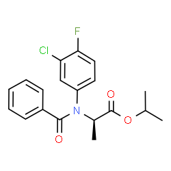 ChemSpider 2D Image | Flamprop M-isopropyl | C19H19ClFNO3