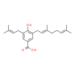ChemSpider 2D Image | myrsinoic acid A | C22H30O3