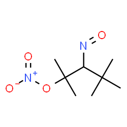 ChemSpider 2D Image | 2,4,4-Trimethyl-3-nitroso-2-pentanyl nitrate | C8H16N2O4