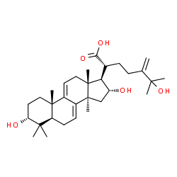 ChemSpider 2D Image | 25-hydroxy-3-epidehydrotumulosic acid | C31H48O5