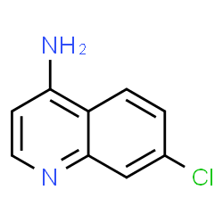 ChemSpider 2D Image | 7-Chloro-4-quinolinamine | C9H7ClN2
