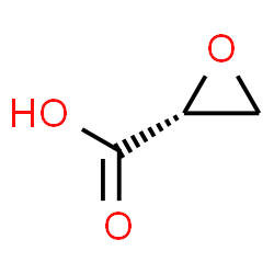 ChemSpider 2D Image | (2R)-oxirane-2-carboxylic acid | C3H4O3