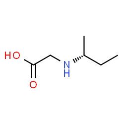 ChemSpider 2D Image | 2-(sec-butylamino)acetic acid | C6H13NO2