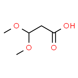 ChemSpider 2D Image | 3,3-Dimethoxypropanoic acid | C5H10O4