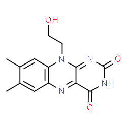 ChemSpider 2D Image | HYDROXYETHYLFLAVINE | C14H14N4O3