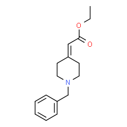 ChemSpider 2D Image | Ethyl (1-benzyl-4-piperidinylidene)acetate | C16H21NO2