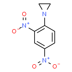 ChemSpider 2D Image | 1-(2,4-Dinitrophenyl)aziridine | C8H7N3O4