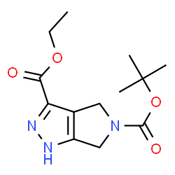 ChemSpider 2D Image | ethyl 5-boc-4,6-dihydropyrrolo-[3,4-c]pyrazole-3-carboxylate | C13H19N3O4