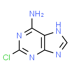 ChemSpider 2D Image | MFCD00127773 | C5H4ClN5