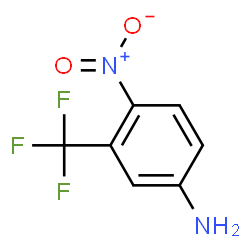 ChemSpider 2D Image | 4-Nitro-3-(trifluoromethyl)aniline | C7H5F3N2O2
