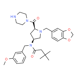 ChemSpider 2D Image | CUR 61414 | C31H42N4O5