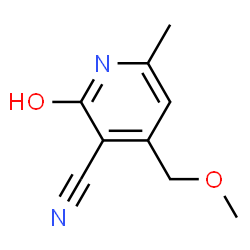 ChemSpider 2D Image | 2-Hydroxy-4-methoxymethyl-6-methyl-nicotinonitrile | C9H10N2O2