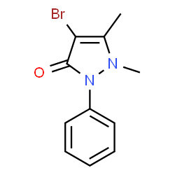 ChemSpider 2D Image | 4-Bromoantipyrine | C11H11BrN2O
