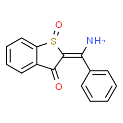 ChemSpider 2D Image | (2Z)-2-[Amino(phenyl)methylene]-1-benzothiophen-3(2H)-one 1-oxide | C15H11NO2S