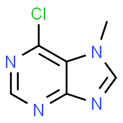 ChemSpider 2D Image | 6-Chloro-7-Methylpurine | C6H5ClN4