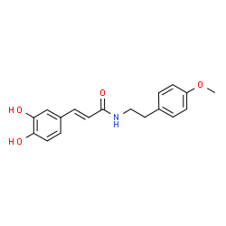 ChemSpider 2D Image | Cuscuta propenamide 1 | C18H19NO4