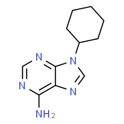 ChemSpider 2D Image | 9-cyclohexylpurin-6-amine | C11H15N5