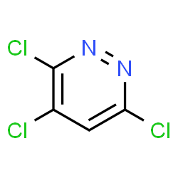 ChemSpider 2D Image | 3,4,6-Trichloropyridazine | C4HCl3N2