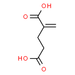 ChemSpider 2D Image | 2-methyleneglutaric acid | C6H8O4