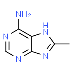 ChemSpider 2D Image | 8-Methyl-1H-purin-6-amine | C6H7N5
