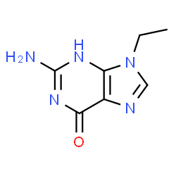 ChemSpider 2D Image | 9-EtG | C7H9N5O