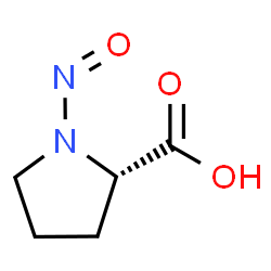 ChemSpider 2D Image | N-Nitrosoproline | C5H8N2O3