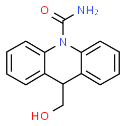 ChemSpider 2D Image | 9-(Hydroxymethyl)-10(9H)-acridinecarboxamide | C15H14N2O2