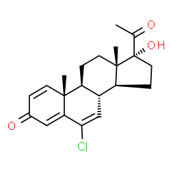 ChemSpider 2D Image | Delmadinone | C21H25ClO3