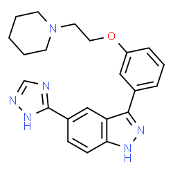 ChemSpider 2D Image | CC-401 | C22H24N6O