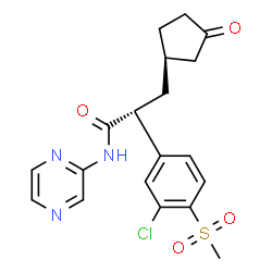 ChemSpider 2D Image | Piragliatin | C19H20ClN3O4S