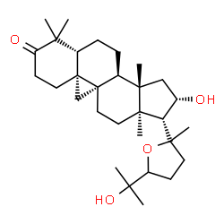 ChemSpider 2D Image | (9beta,16beta,20xi)-16,25-Dihydroxy-20,24-epoxy-9,19-cyclolanostan-3-one | C30H48O4