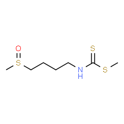 ChemSpider 2D Image | Methyl [4-(methylsulfinyl)butyl]carbamodithioate | C7H15NOS3