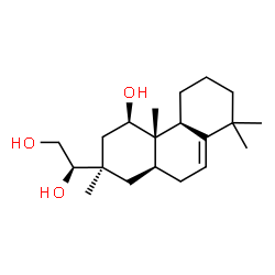 ChemSpider 2D Image | (8beta,9alpha,10beta,11alpha,13alpha,15R)-Ros-5-ene-11,15,16-triol | C20H34O3