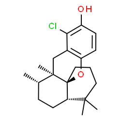 ChemSpider 2D Image | 6'-chloroaureol | C21H29ClO2
