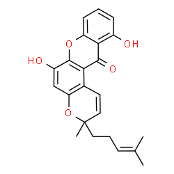 ChemSpider 2D Image | globulixanthone B | C23H22O5