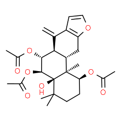 ChemSpider 2D Image | Caesalmin C | C26H34O8