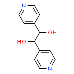 ChemSpider 2D Image | 1,2-di-4-pyridinyl-1,2-ethanediol | C12H12N2O2