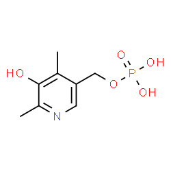 ChemSpider 2D Image | 4-Deoxypyridoxine Phosphate | C8H12NO5P
