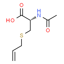 ChemSpider 2D Image | N-Acetyl-S-allyl-D-cysteine | C8H13NO3S