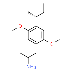 ChemSpider 2D Image | 1-{4-[(2R)-2-Butanyl]-2,5-dimethoxyphenyl}-2-propanamine | C15H25NO2