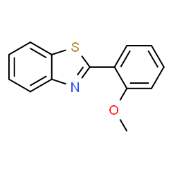 ChemSpider 2D Image | 2-(2-Methoxyphenyl)benzothiazole | C14H11NOS