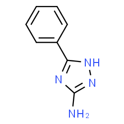 ChemSpider 2D Image | 3-phenyl-1H-1,2,4-triazol-5-amine | C8H8N4