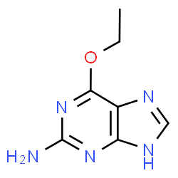 ChemSpider 2D Image | 6-ethylguanine | C7H9N5O